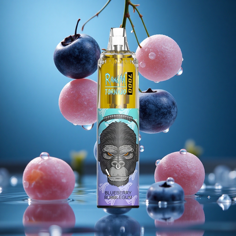 RandM Fumot Tornado 7000 Puffs Yaban Mersini Sakızı 14 ML Türkiye vapes