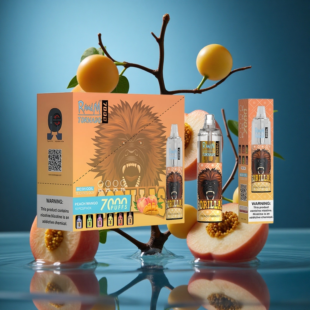 RandM Fumot Tornado 7000 Puffs Şeftali Mango Türkiye vapes