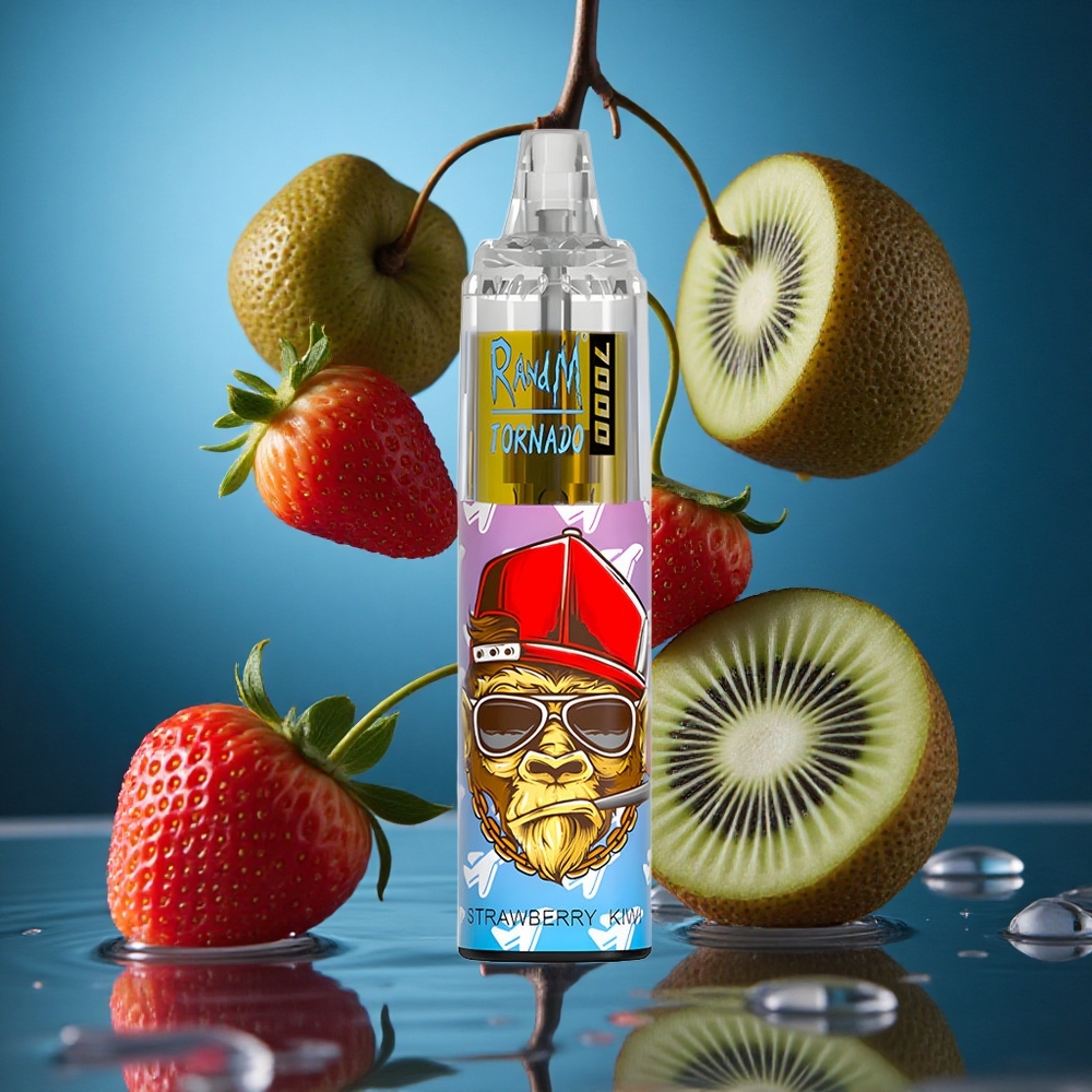 RandM Fumot Tornado 7000 Puffs Çilek Kivi Türkiye vapes