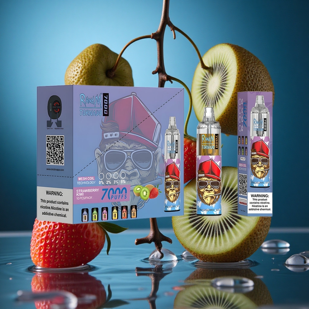 RandM Fumot Tornado 7000 Puffs Çilek Kivi Türkiye vapes