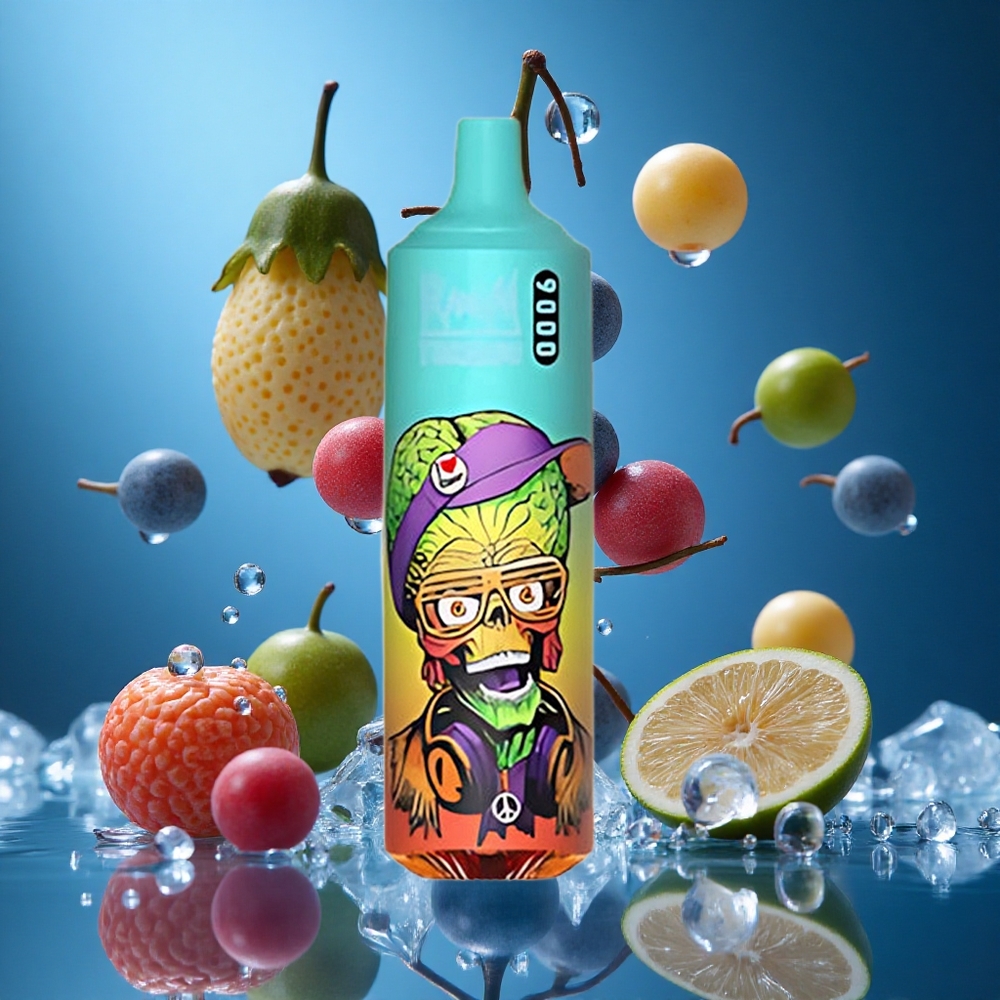 RandM Fumot Tornado 9000 Puffs Mavi Lezzet Buz Turkey vapes