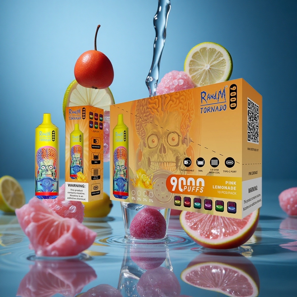 RandM Fumot Tornado 9000 Puffs Pembe Limonata Turkey vapes