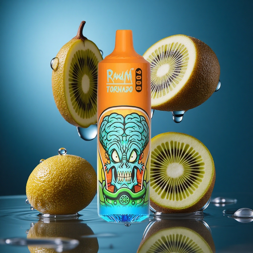 RandM Fumot Tornado 9000 Puffs Çarkıfelek Meyvesi Guava Turkey vapes