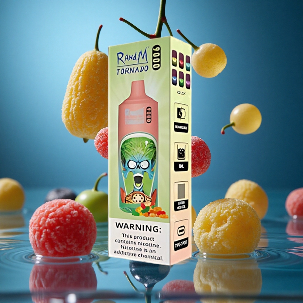 RandM Fumot Tornado 9000 Puffs Şeftali Aromalı Turkey vapes