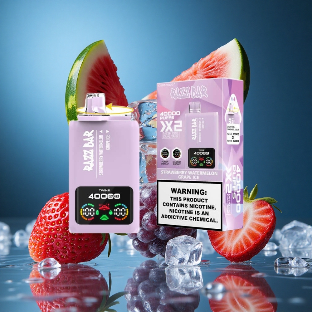 Razz Bar 40000 Puff Çilek Karpuz_Üzüm Buz Turkey vapes