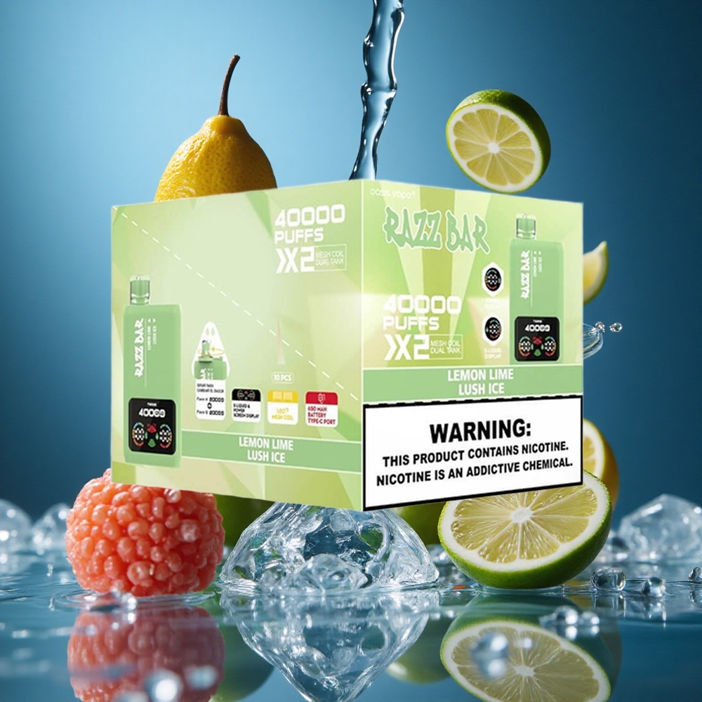 Razz Bar 40000 Puffs Limon Misket_Lush Buz Turkey vapes