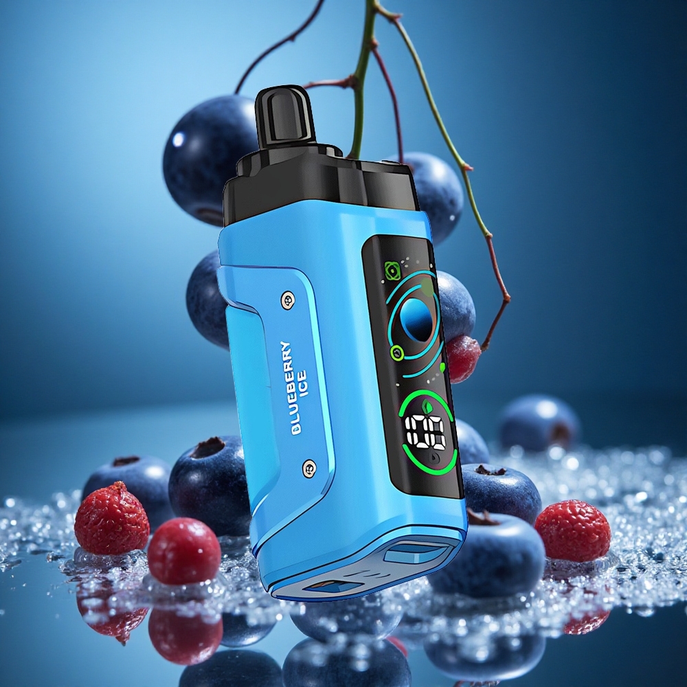 Razz Bar 45000 Puff Ahşap Bobinli Yaban Mersini Buz Turkey vapes
