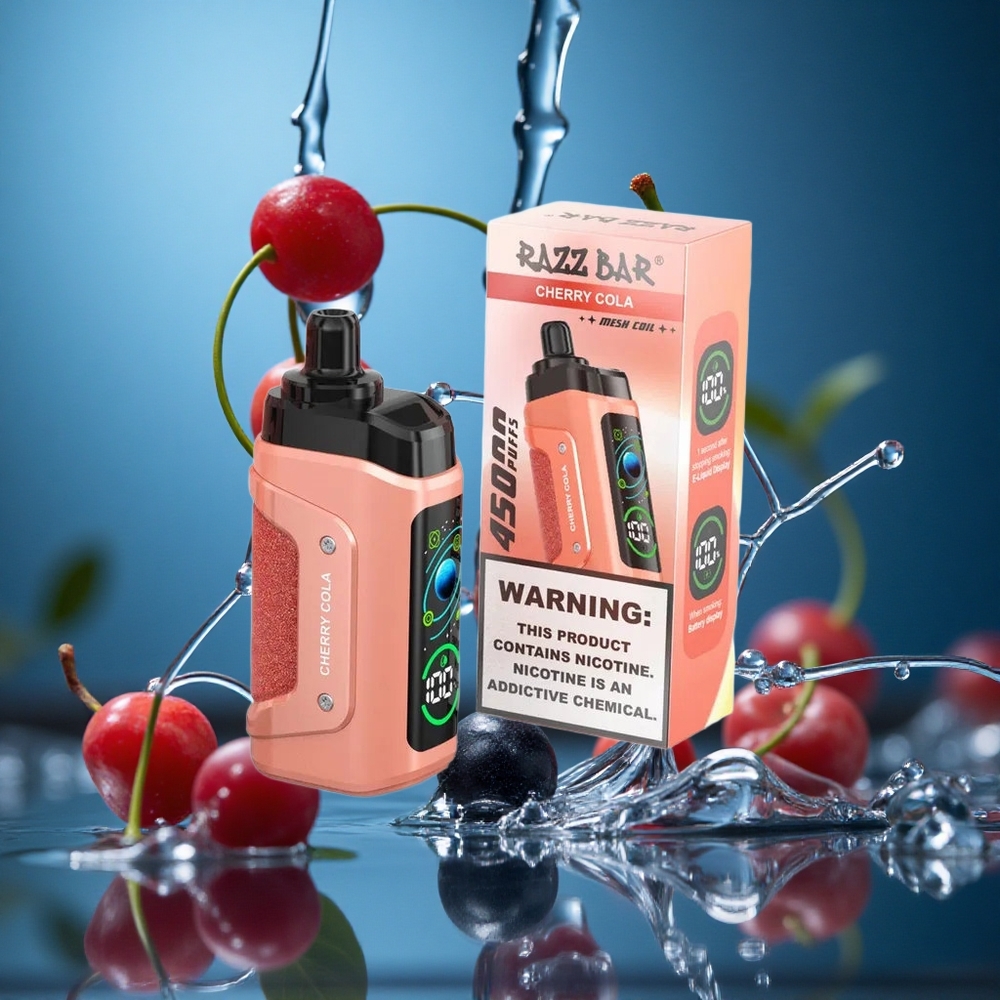 Razz Bar 45000 Puff Vişne Kola Kombinasyonu Turkey vapes