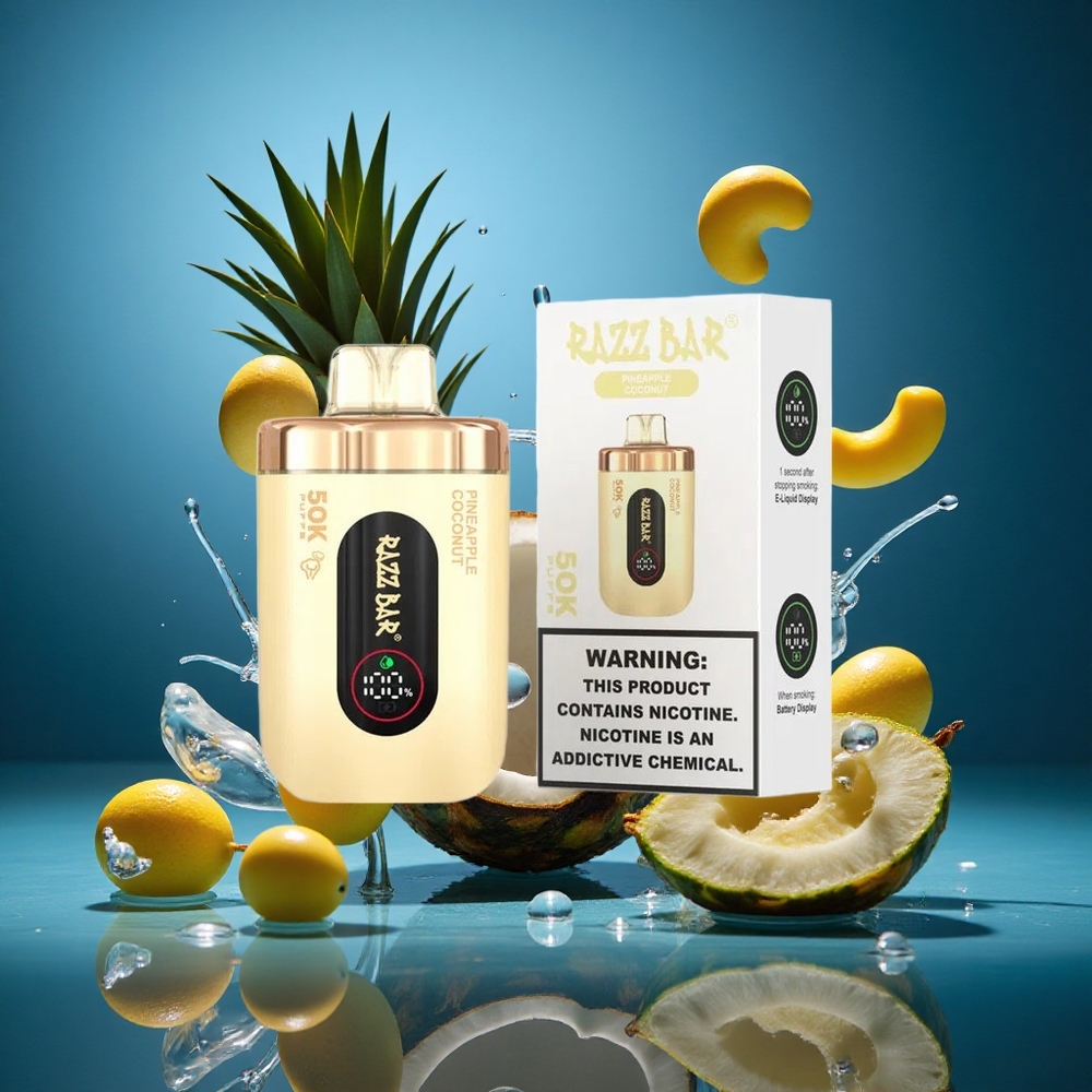 Razz Bar 50K Puffs Ananas Hindistan Cevizi Turkey vapes