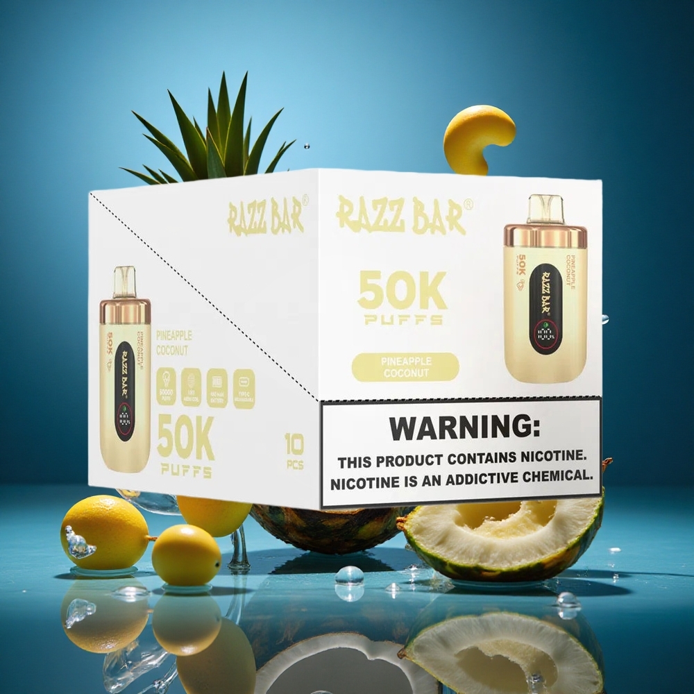Razz Bar 50K Puffs Ananas Hindistan Cevizi Turkey vapes