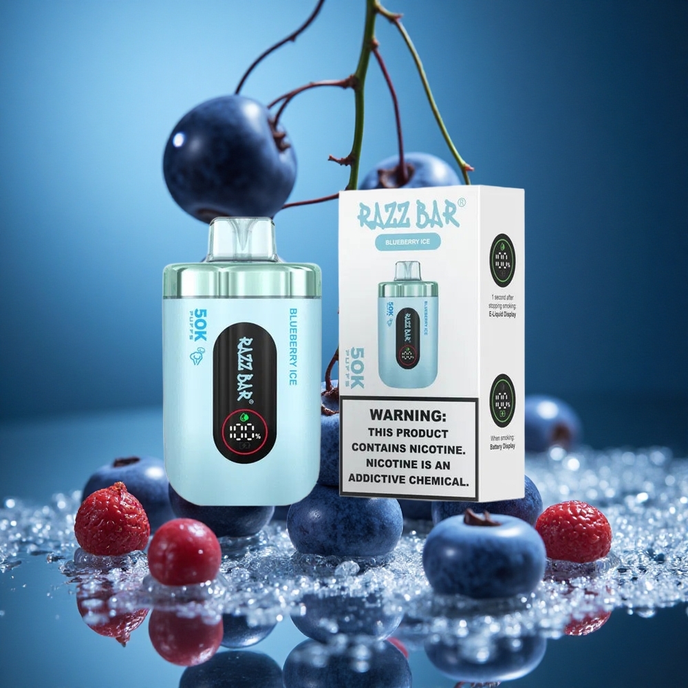 Razz Bar 50k Puff Ahududu Buz Turkey vapes