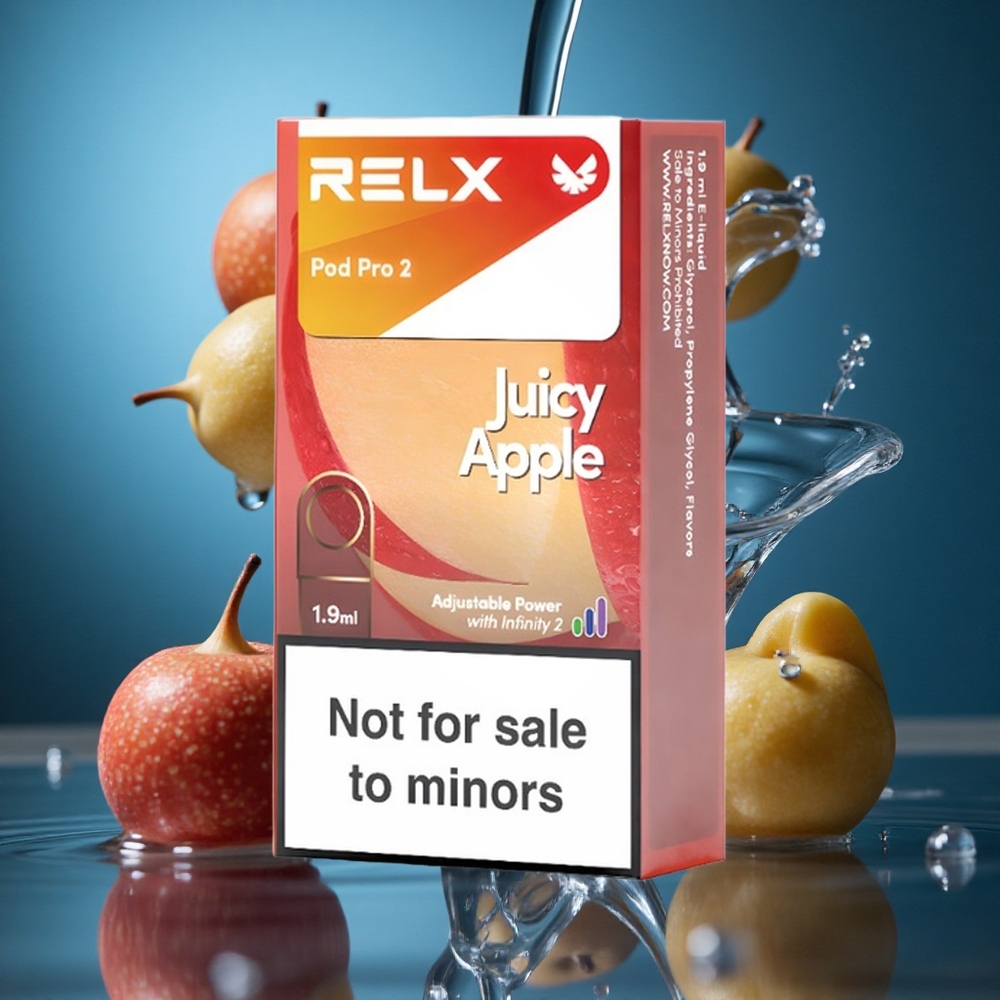 RELX Pod Pro 2 600 Puffs Elma Aromalı Turkey vapes