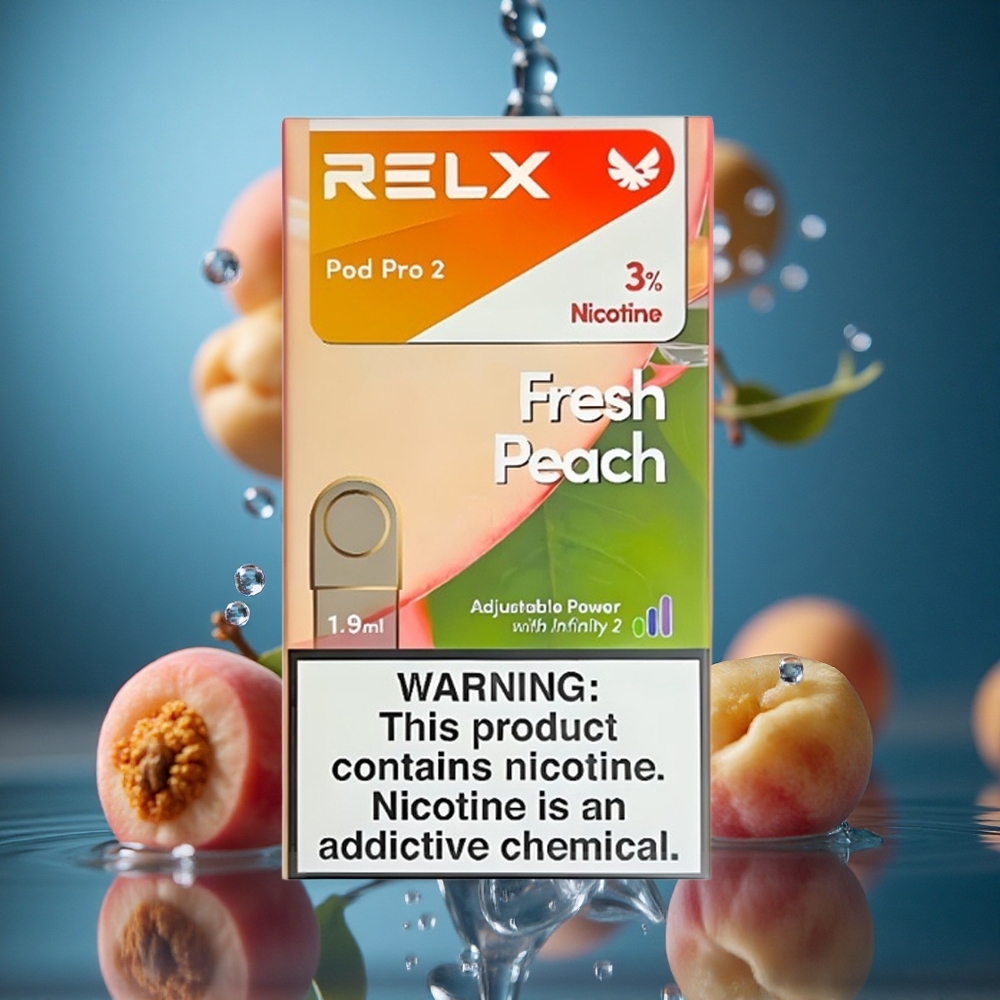 RELX Pod Pro 2 600 Puffs Taze Şeftali Aromalı Turkey vapes