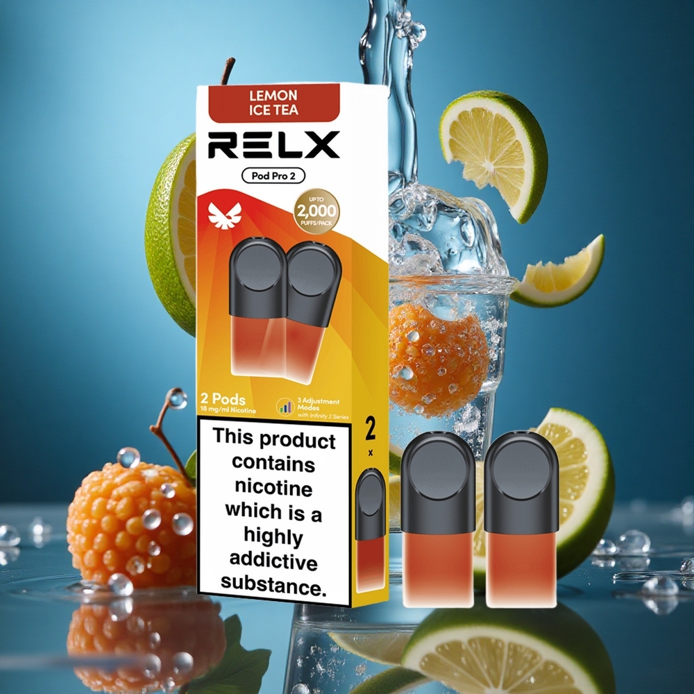 RELX Pod Pro 2 600 Puffs Çay-Limon Buzlu Çay Türkiye vapes