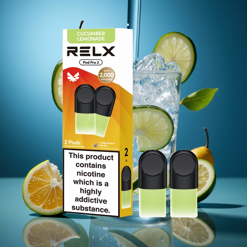 RELX Pod Pro 2 600 Pufluk Salatalık Limonata Turkey vapes